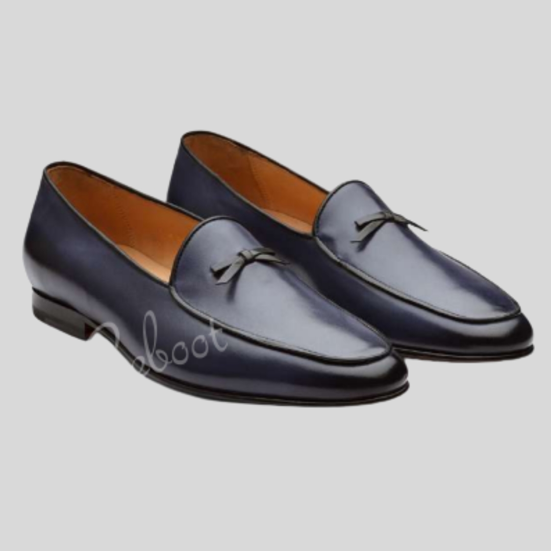 Leather Belgian Loafers Shoes